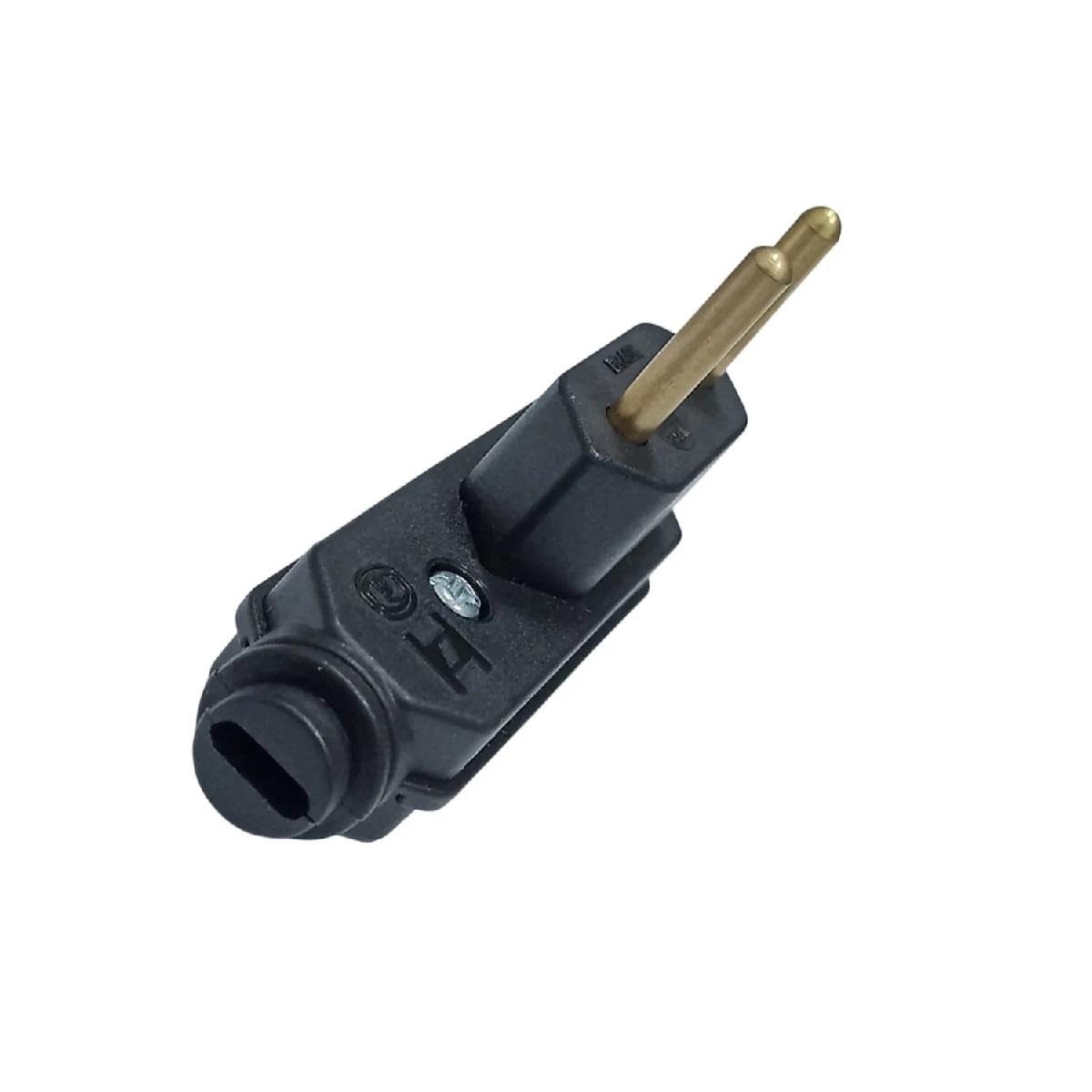 PINO ABNT 2P 10A MACHO CINZA VERTICAL PLD17-2 MARGIRIUS