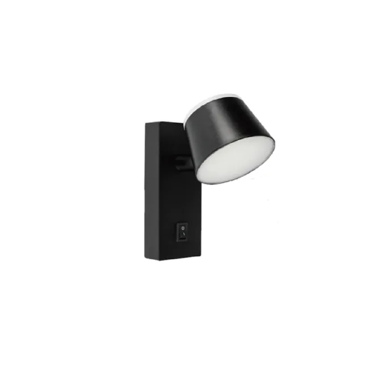 ARANDELA MYA FACHO DE LUZ DUPLO 7W 3000K PRETA 480 LUMENS IP20 BIVOLT