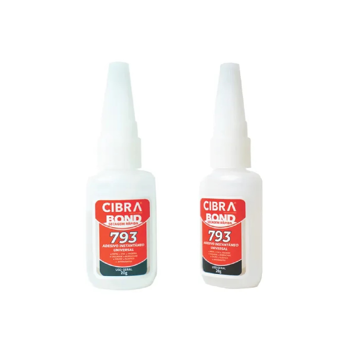 ADESIVO INSTANTANEO 20G BICO ANTIENTUPIMENTO - CIBRA