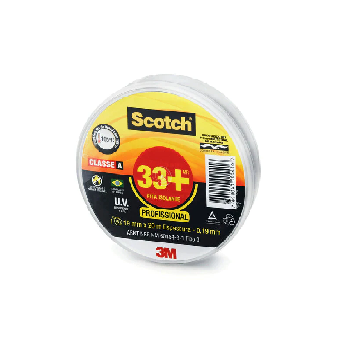 FITA ISOLANTE 33+  5 METROS PT 19MM 3M