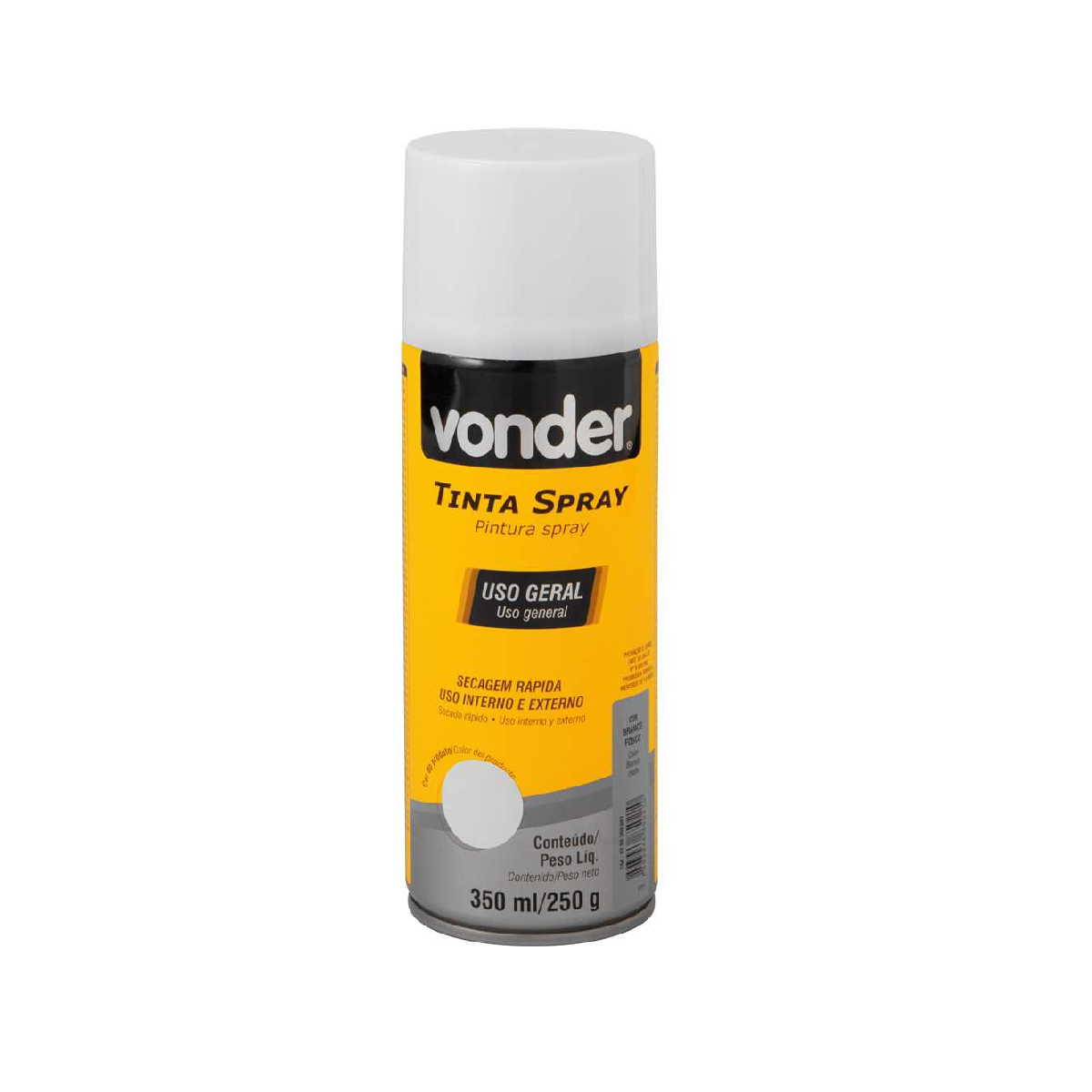 SPRAY TINTA BRANCO FOSCO 350ML - VONDER/ETANIZ