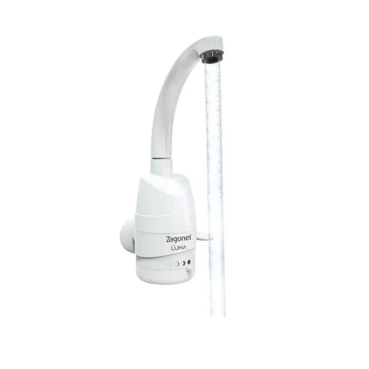 TORNEIRA ELETRICA PAREDE LUNA 4 TEMPERATURAS BRANCA 5500W 220V ZAGONEL
