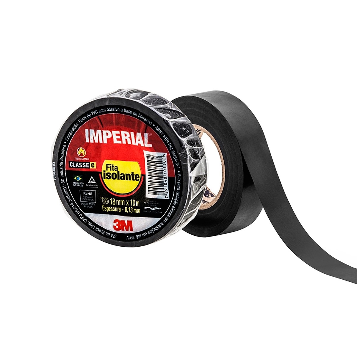 FITA ISOLANTE  10 METROS PT 18MM IMPERIAL 3M