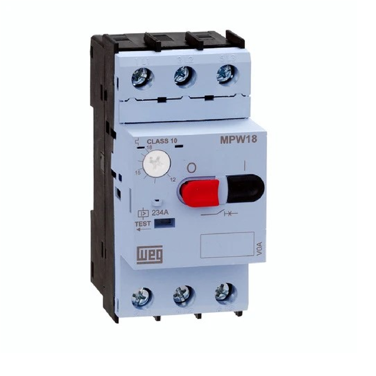 DISJUNTOR-MOTOR AZ MPW18-3-U004 AZUL 2,5-4 A - WEG
