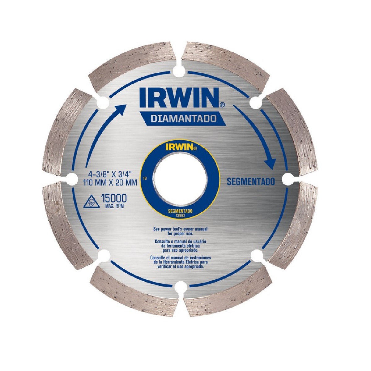 DISCO CORTE DIAM SEGMENTADO 110X20MM