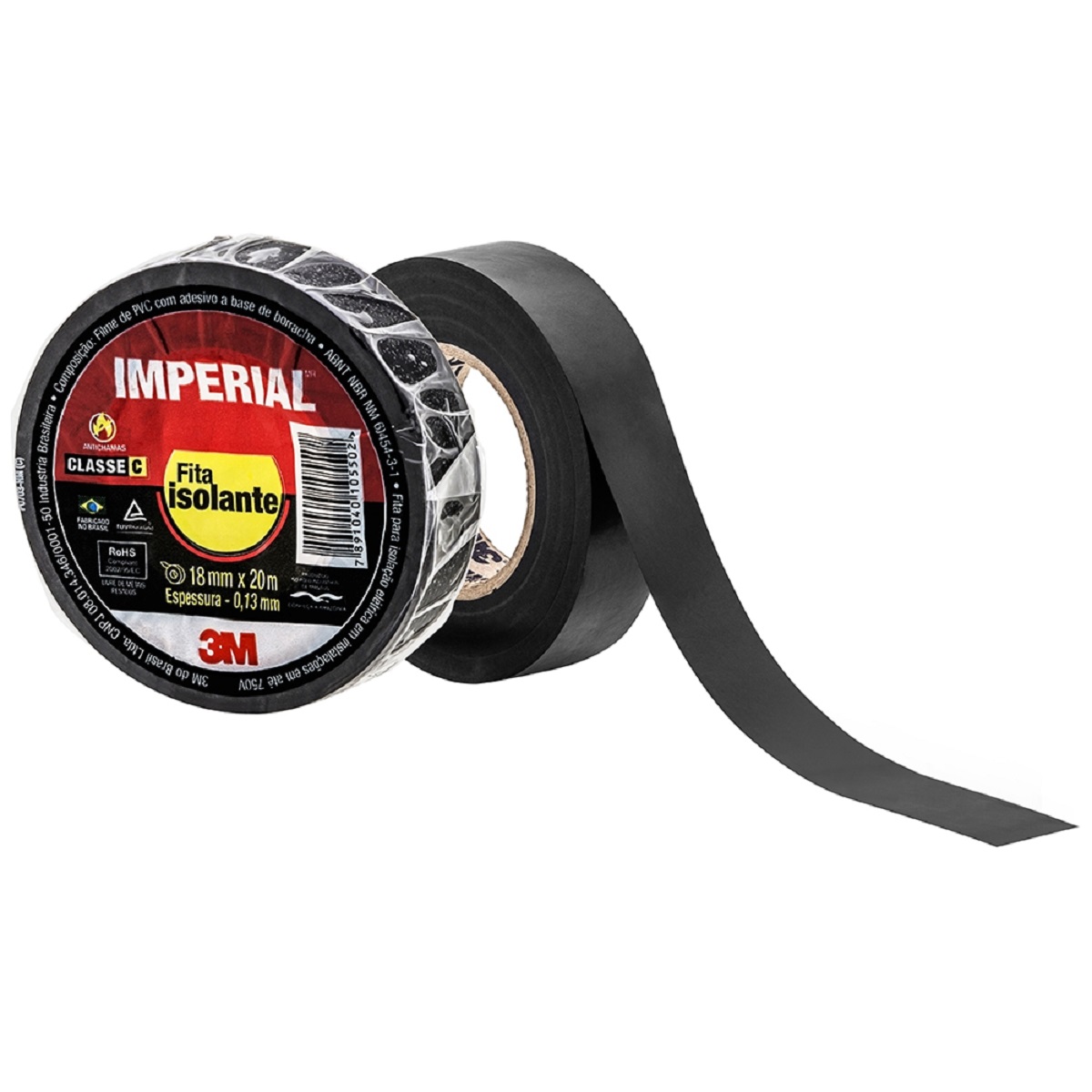 FITA ISOLANTE  20 METROS PT 18MM IMPERIAL 3M