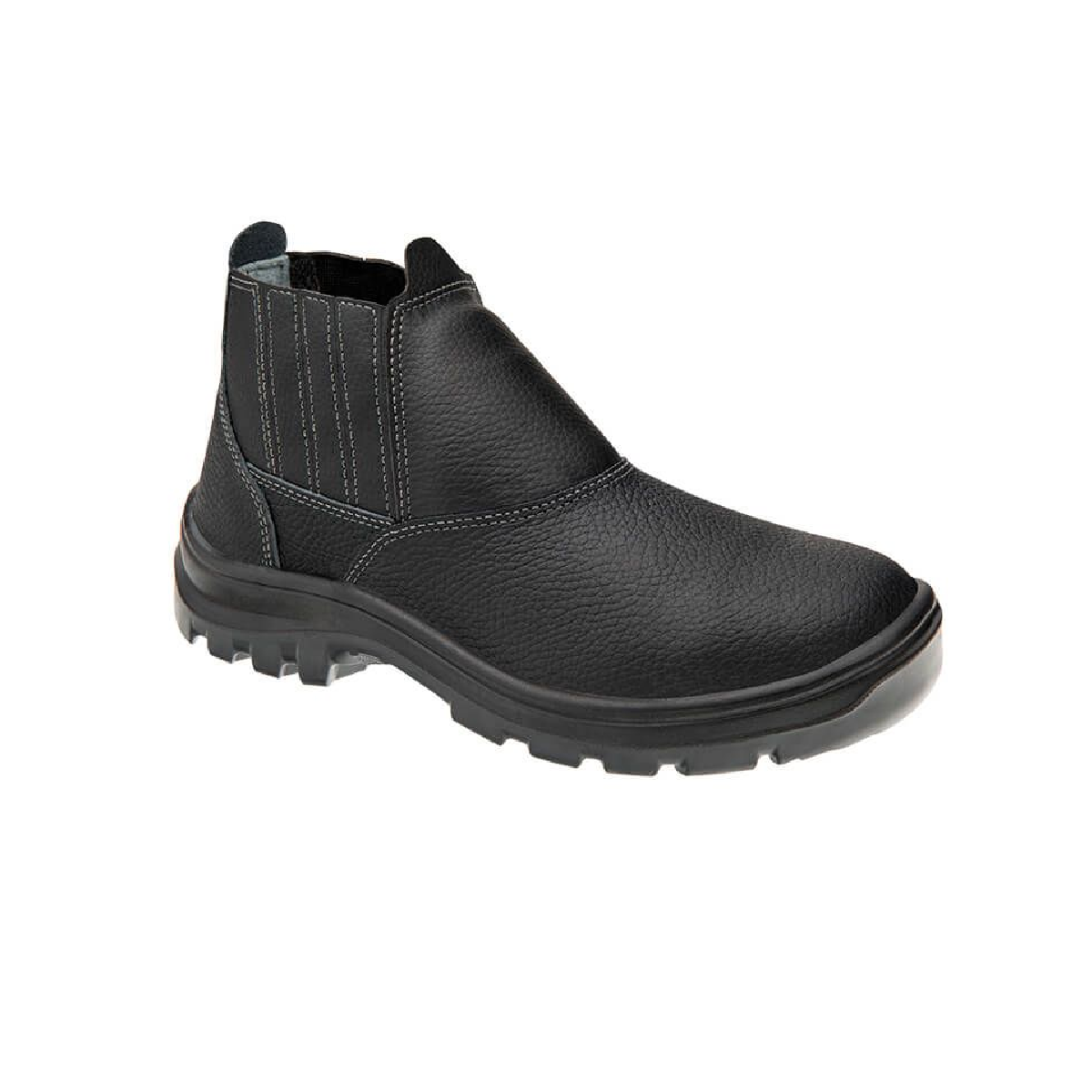 BOTINA PU PRETA N38 SEM CADARÇO COM BIQUEIRA - MARLUVAS