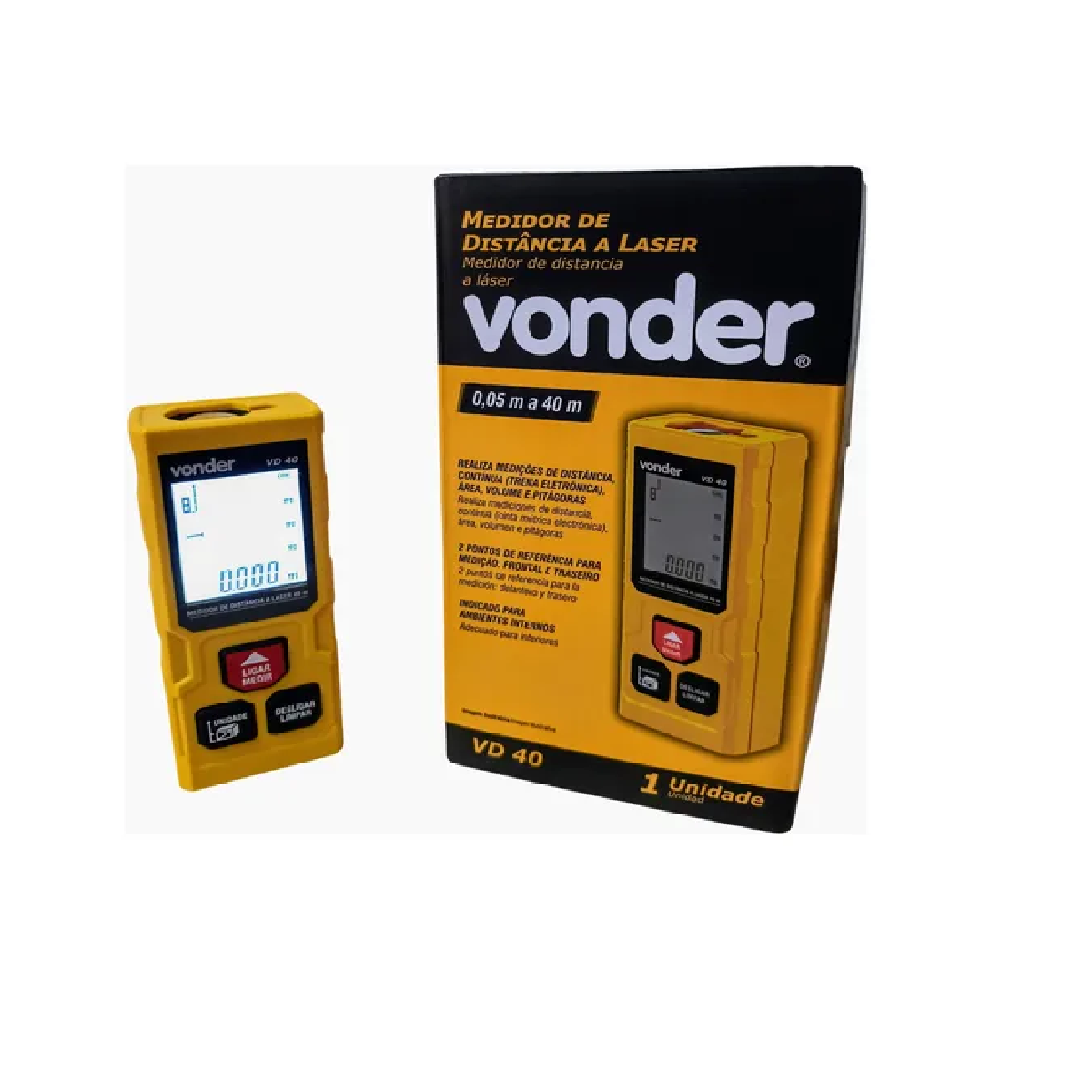 TRENA A LASER 40M VD40 - VONDER