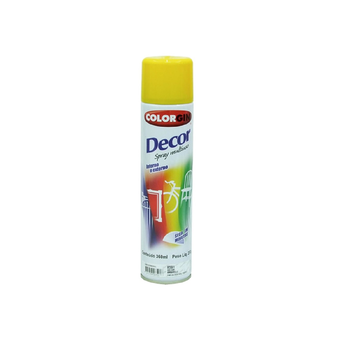 SPRAY TINTA AMARELO 350ML KALA