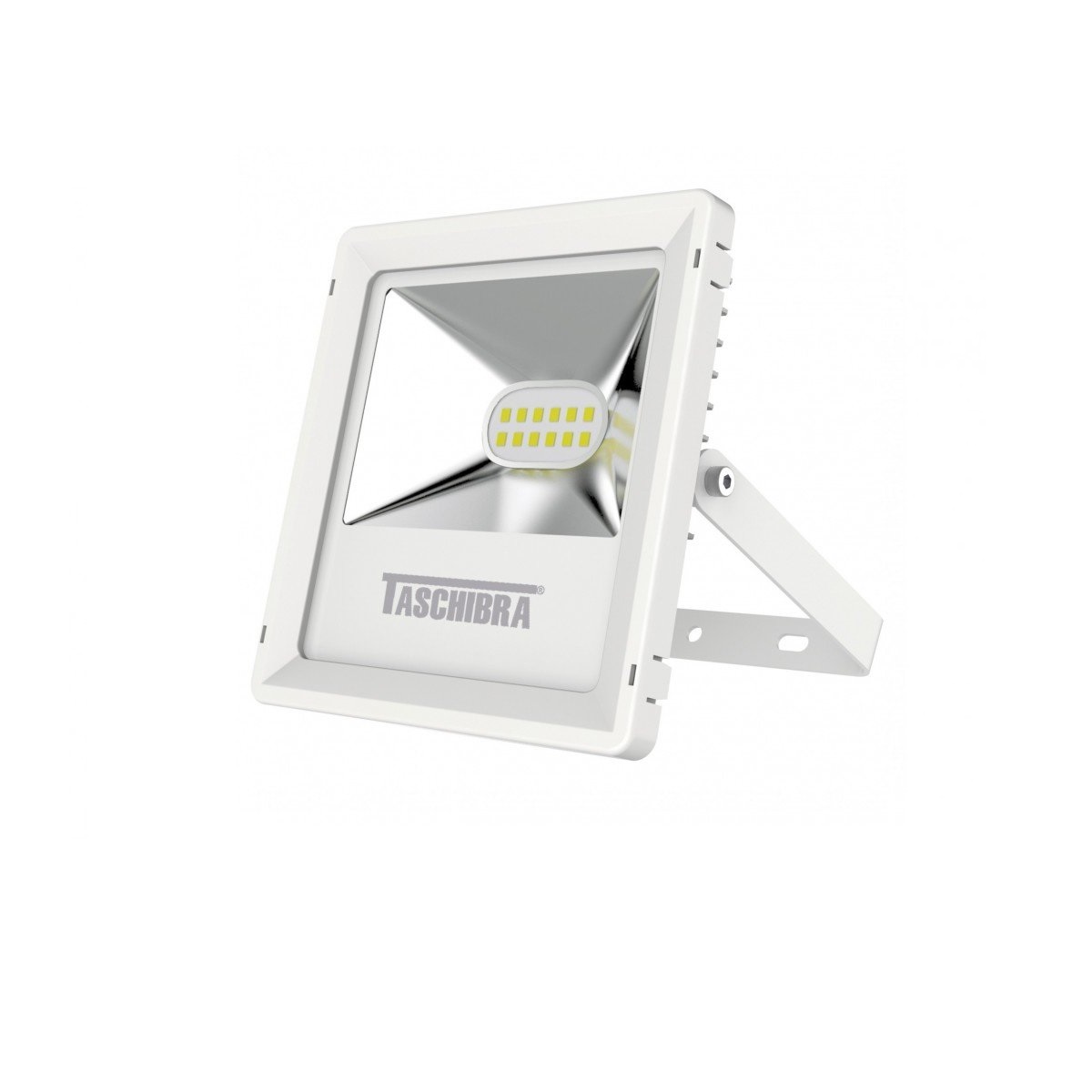PROJETOR  LED 10W 3000K BRANCO TASCHIBRA