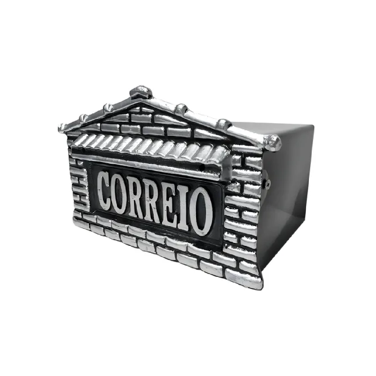 CAIXA DE CORREIO ALUMINIO EMB/SOB PRATA