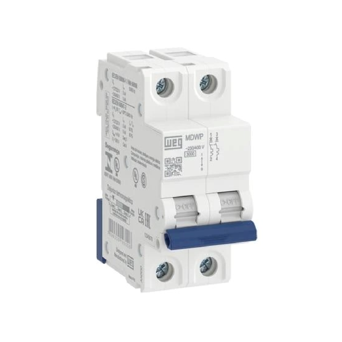 DISJUNTOR DIN 2X 10A WEG