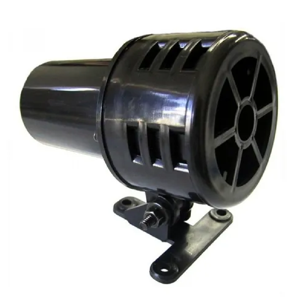 SIRENE MECANICA DE SOM ROTATIVO CONTINUO 110DB - 220V PRETA