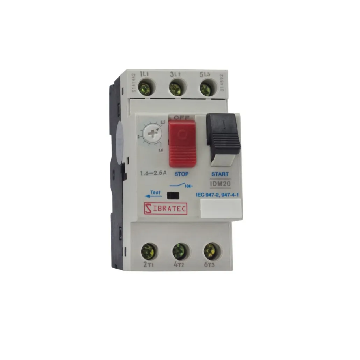 DISJUNTOR MOTOR BOTAO 1,6-2,5 SIBRATEC