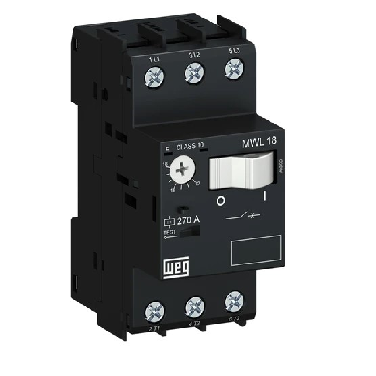 DISJUNTOR-MOTOR MWL18-3-D063 4-6,3 A WEG