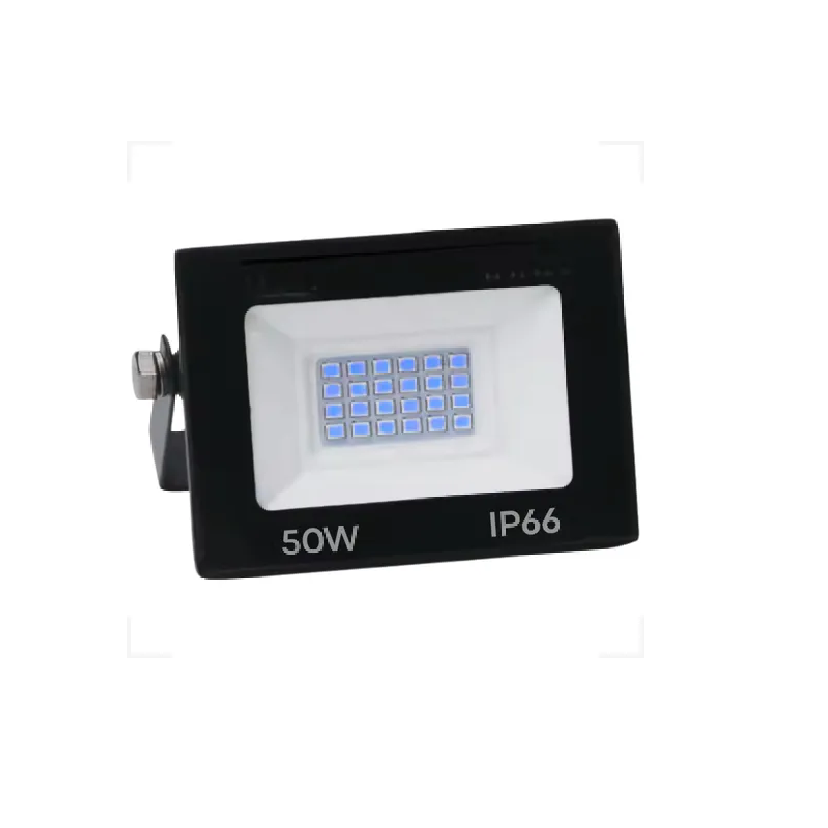 PROJETOR LED AZUL 50W PRETO - IMPORT