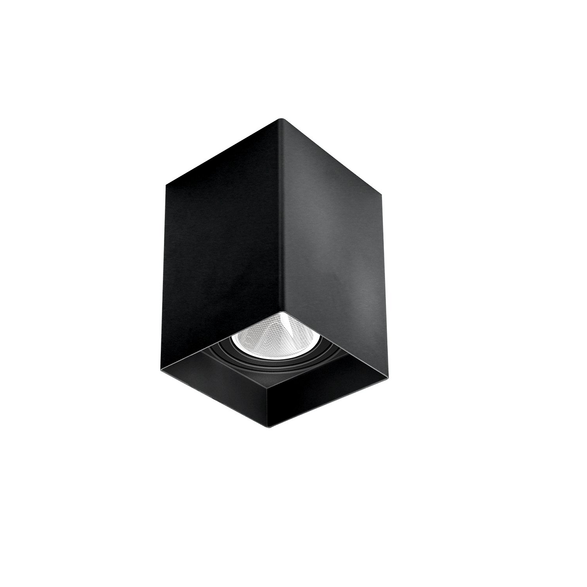 SPOT SOBREPOR QUADRADO BOX PAR20 PRETO - MOON