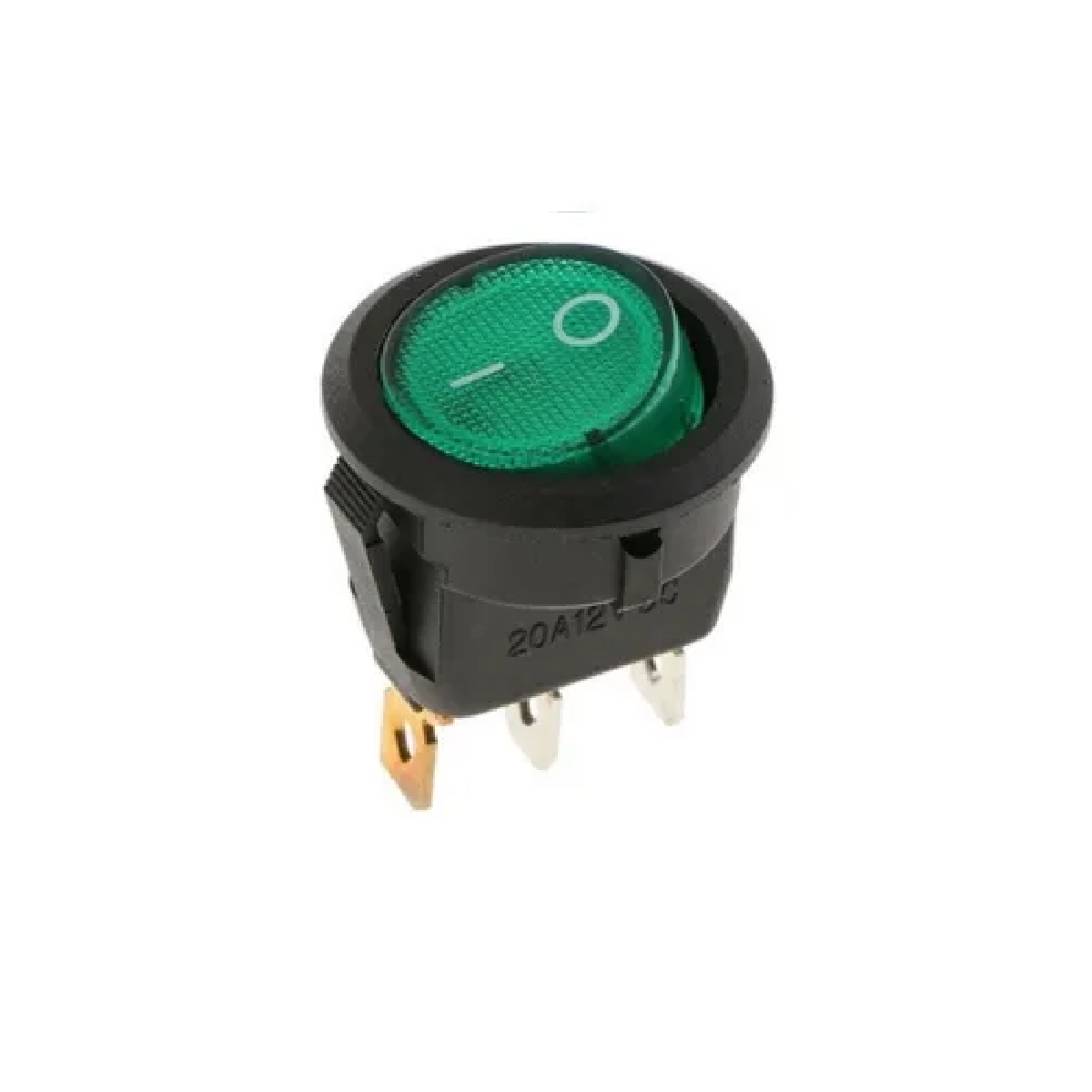 INTERRUPTOR P/ MOVEIS VERDE 2 POSIÇÕES COM ILUMINAÇÃO 6A