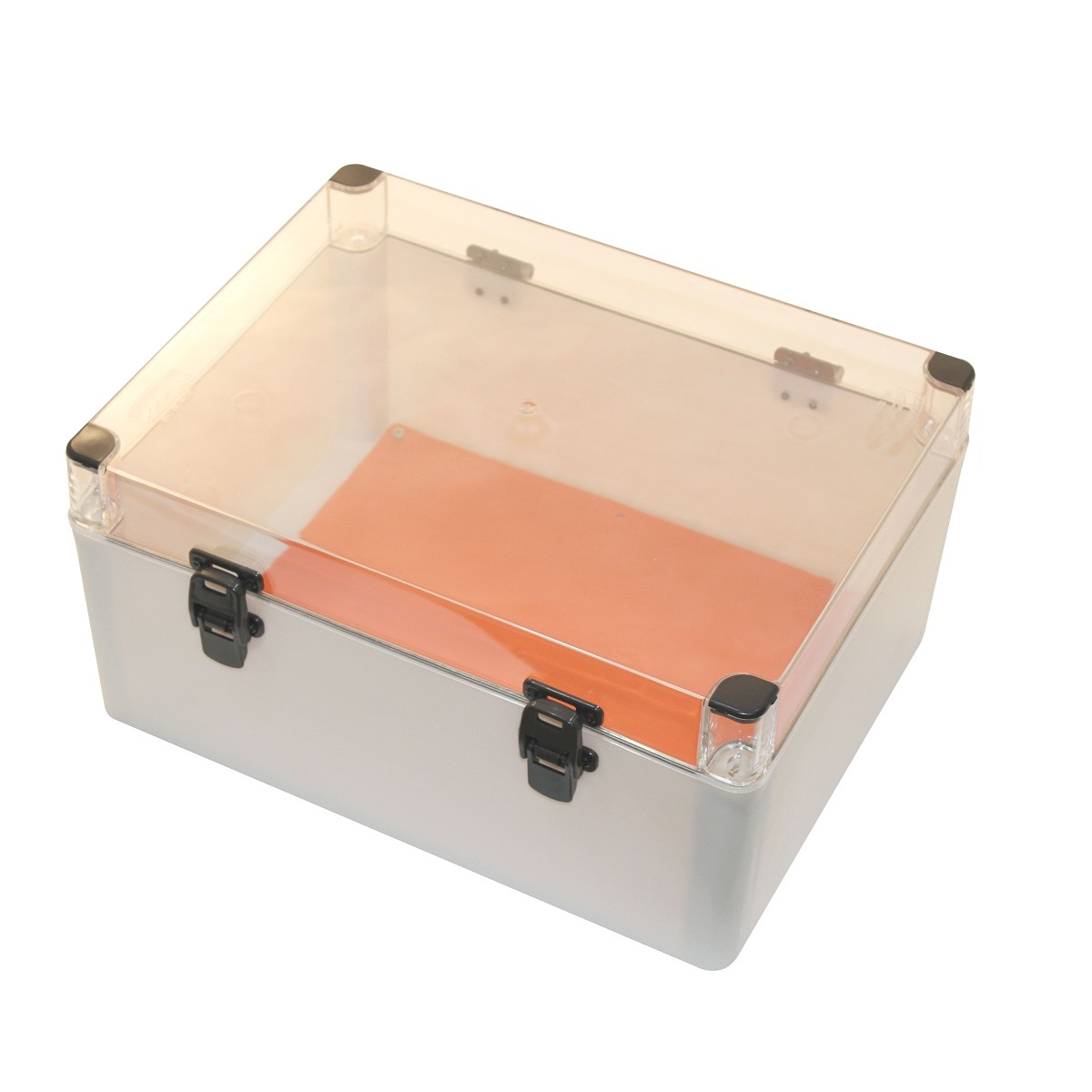 CAIXA COMANDO PLASTICA 40X30X20 TRANSPARC/FECHO IP66 - SCHUMACHER