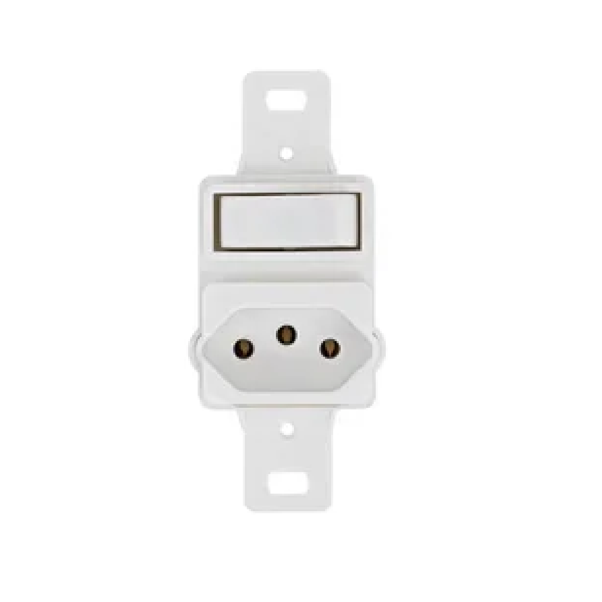 CONJUNTO 1 INTERRUPTOR SIMPLES COM TOMADA 20A  SEM PLACA BR PEZZI 10.000