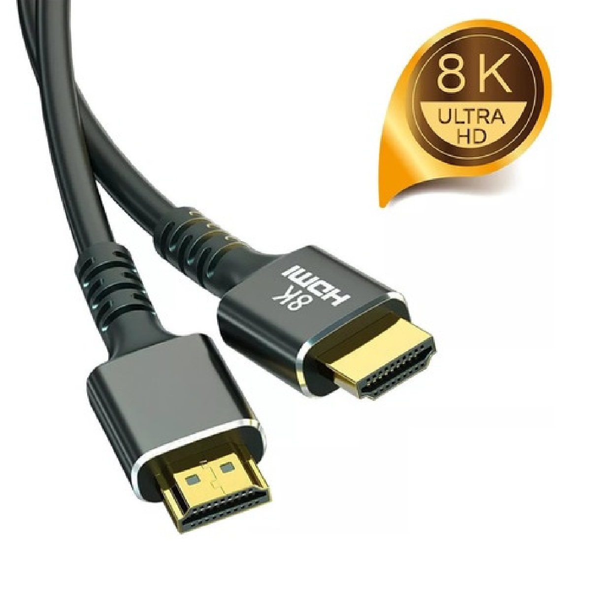 CABO HDMI 2.1, 8K, 60HZ, PLUGS METAL, 2M