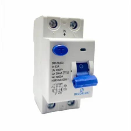 INTERRUPTOR DIFERENCIAL DECORLUX 2P 25A 30MA