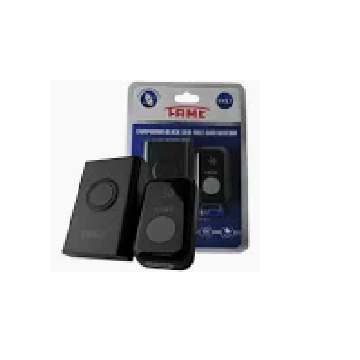 CAMPAINHA SEM FIO PRETA FAME