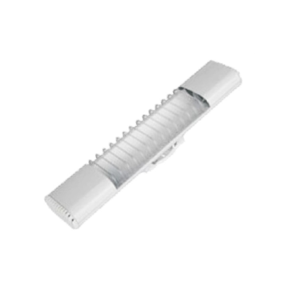 LUMINARIA 2X20W MULTIUSO BRANCA CALHA VAZIA TASCHIBRA