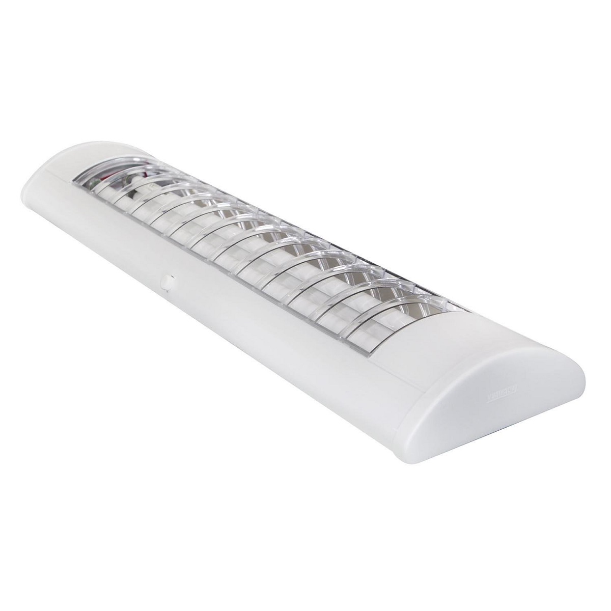 LUMINARIA 2X40W BRILHARE BRANCA CALHA VAZIA TASCHIBRA