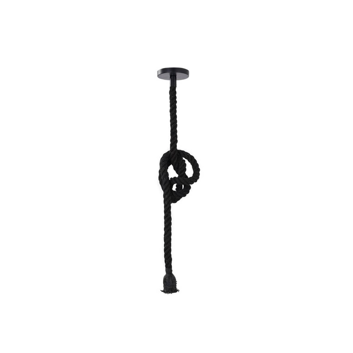 PENDENTE DE CORDA 1XE27 1,8MT CHUMBO