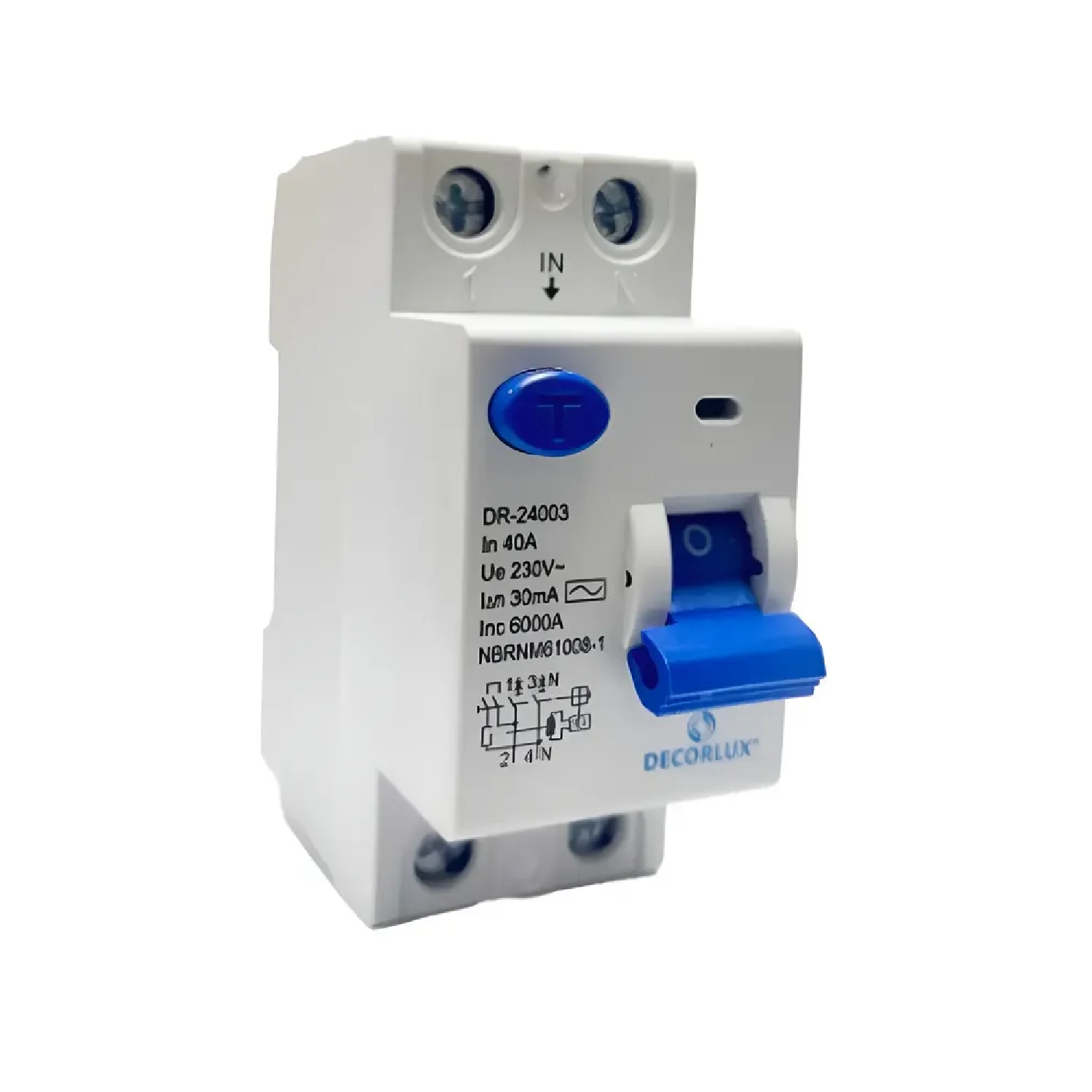 INTERRUPTOR DIFERENCIAL DECORLUX 2P 40A 30MA