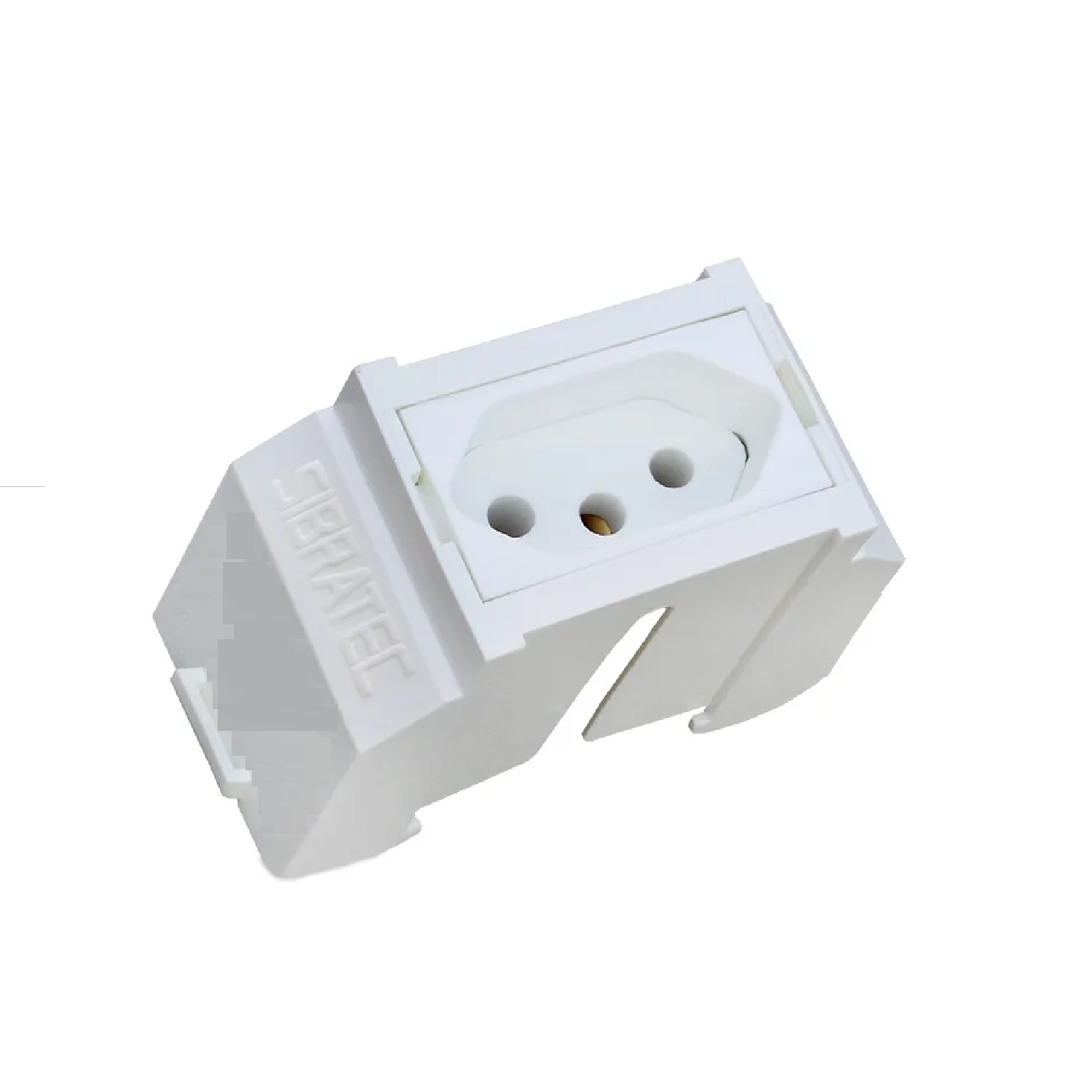 TOMADA COM CAIXA 2P+T 20A P/ TRILHO - SIBRATEC