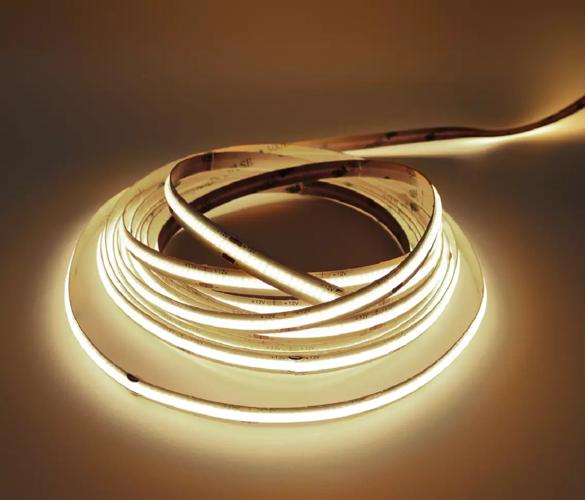FITA LED COB 12V 4000K 12W 300L/M IP20 IRC 80 (EM METROS)