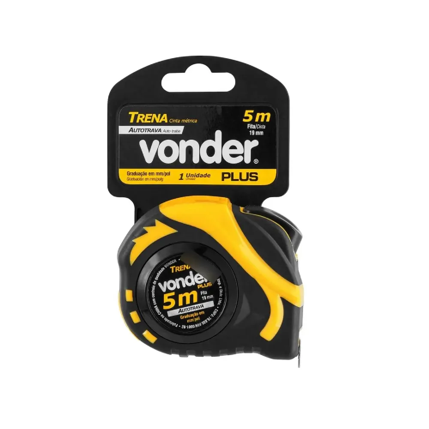 TRENA 5M X 19MM ACO AUTO TRAVA - VONDER
