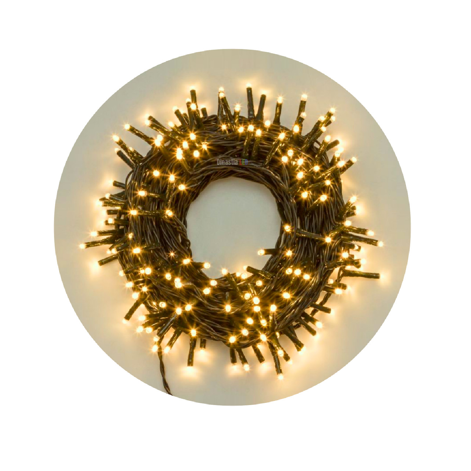 CORDAO LUMINOSO 4W 100 LEDS 3.000K 10M 220V