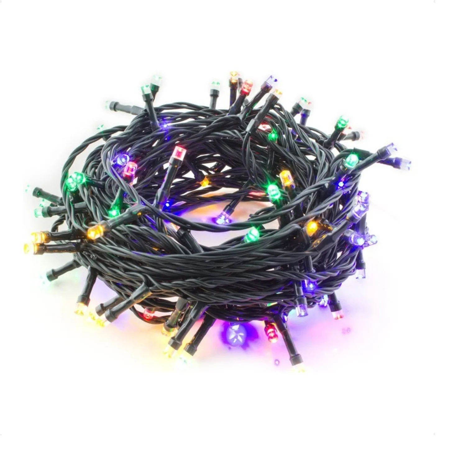 CORDAO LUMINOSO 4W 100 LEDS RGB 10M 220V