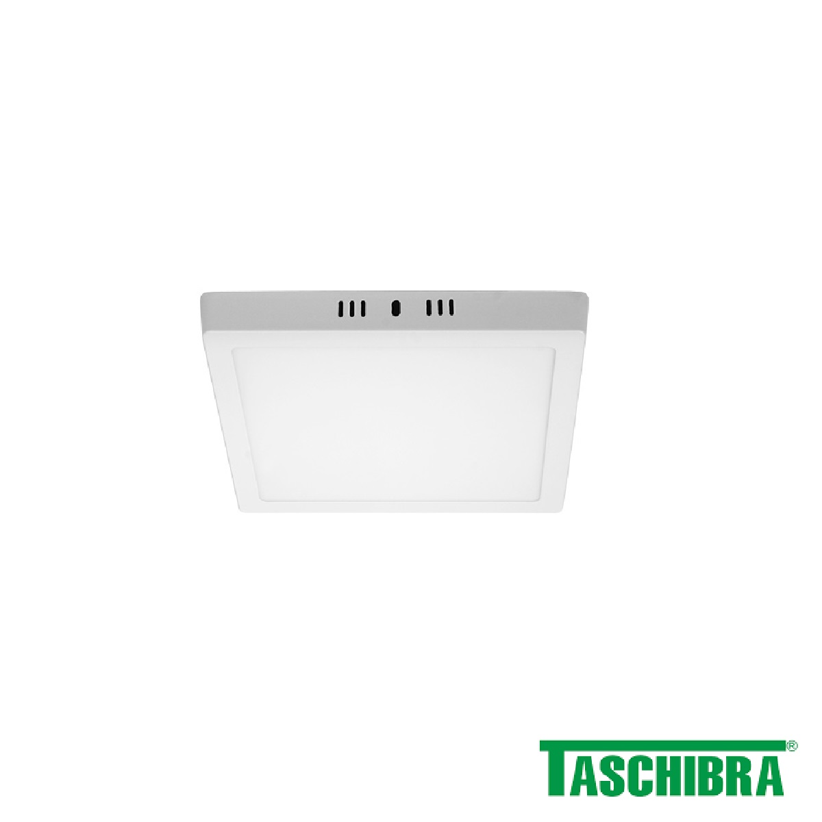 PLAFON LED QUADRADO 3000K 12W SOBREPOR TASCHIBRA