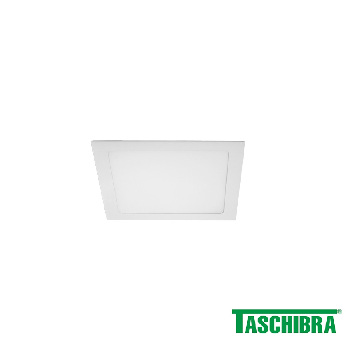 PLAFON LED QUADRADO 4000K 18W EMBUTIR - TASCHIBRA
