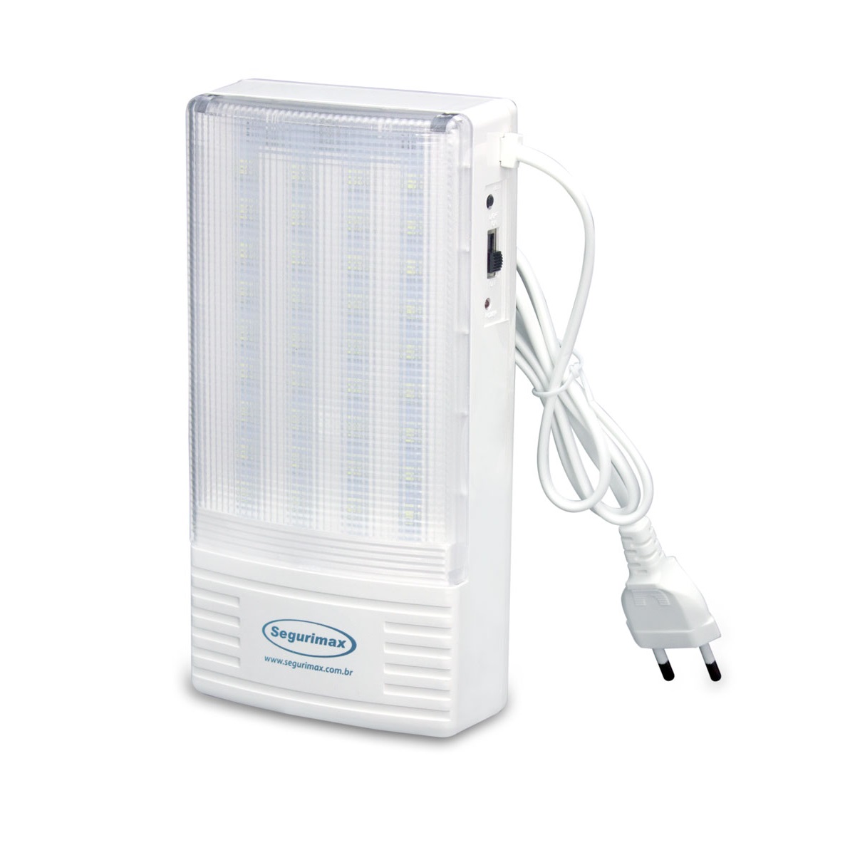 LUMINÁRIA DE EMERGÊNCIA 36 LEDS 300LUMENS 1 BAT3,6V 220V