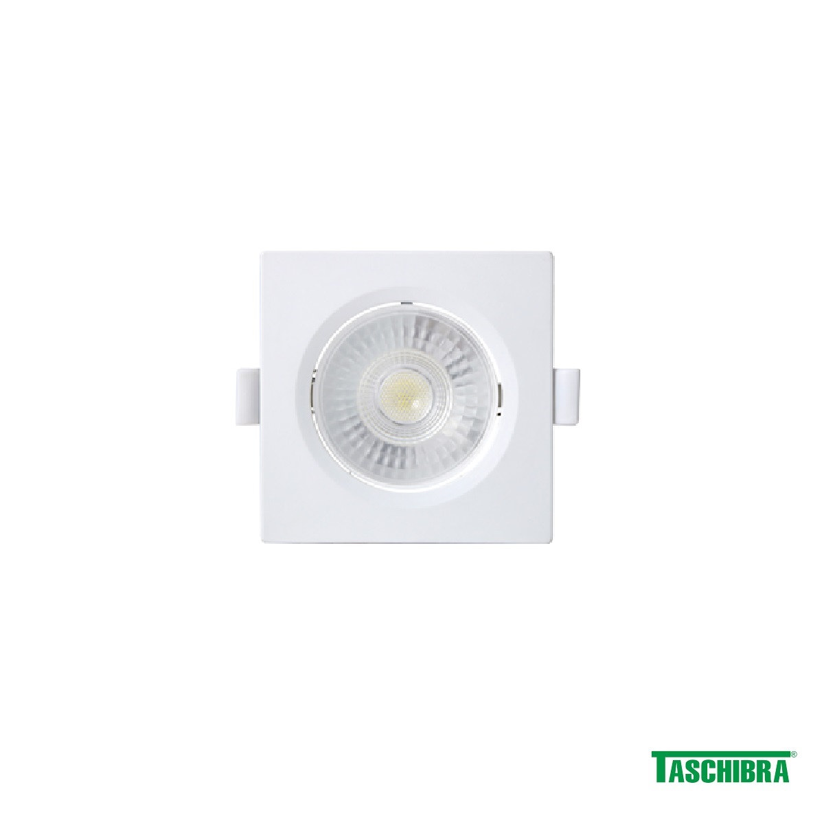 SPOT EMBUTIR QUADRADO BRANCO ALLTOP LED  6500K  5W  - TASCHIBRA