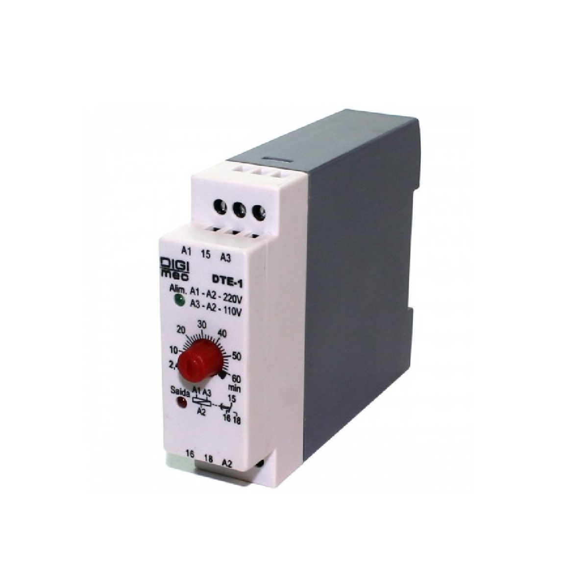 RELE TEMPO P/PAINEL   60S 220V DTER-1