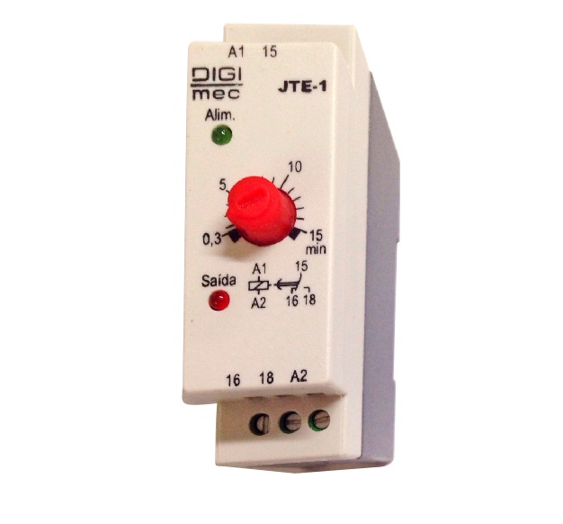 RELE TEMPO 12VCC 15MIN   JTE-1 - DIGIMEC