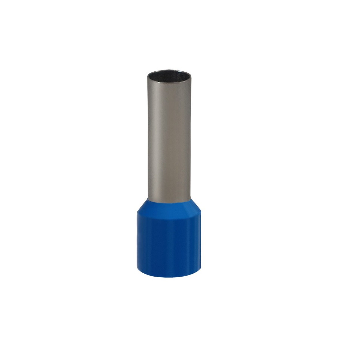 TERMINAL ISOLADO TUBULAR LONGO  16MM AZUL TILHOS