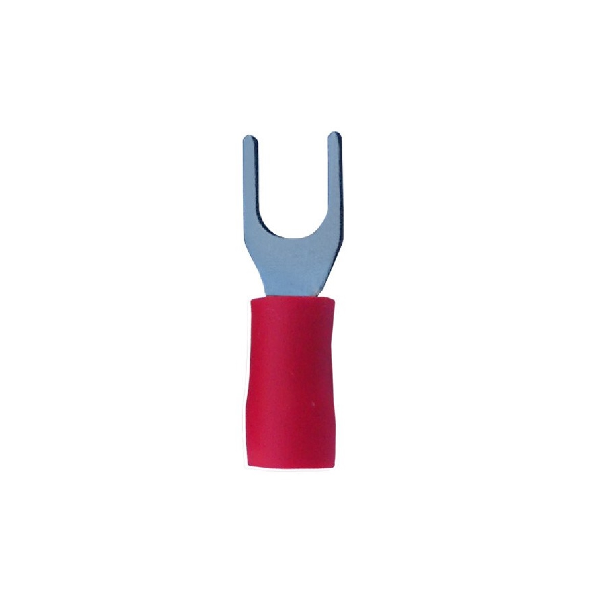 TERMINAL ISOLADO TIPO FORQUILHA 1,5MM VERMELHO
