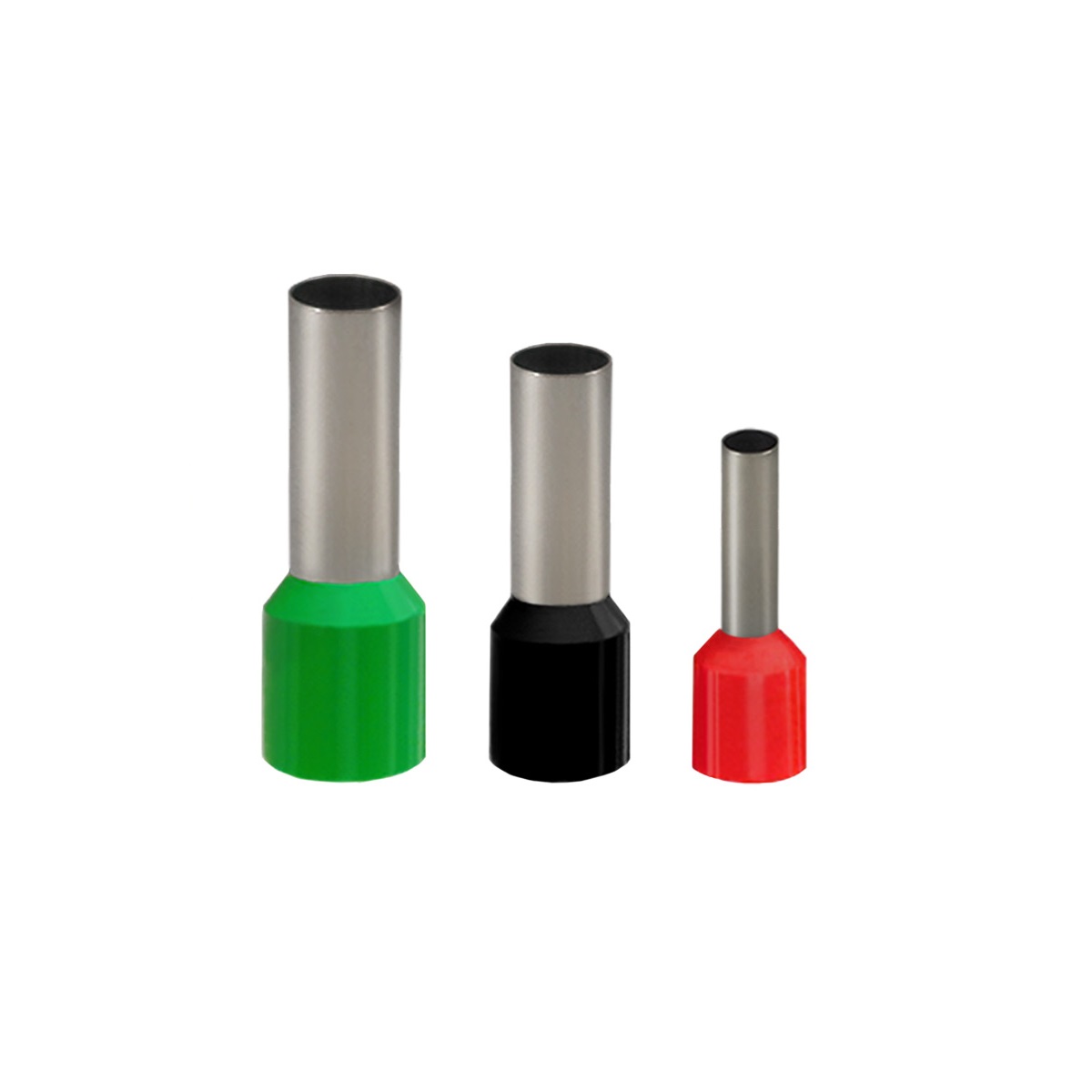 TERMINAL ISOLADO TUBULAR  1,5MM PRETO ILHOS