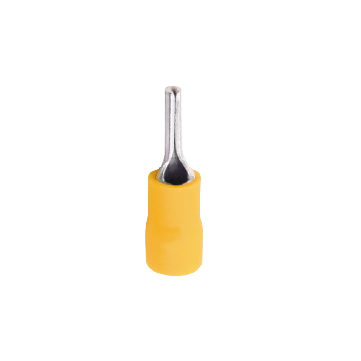 TERMINAL ISOLADO TIPO PINO AMARELO 6,0MM