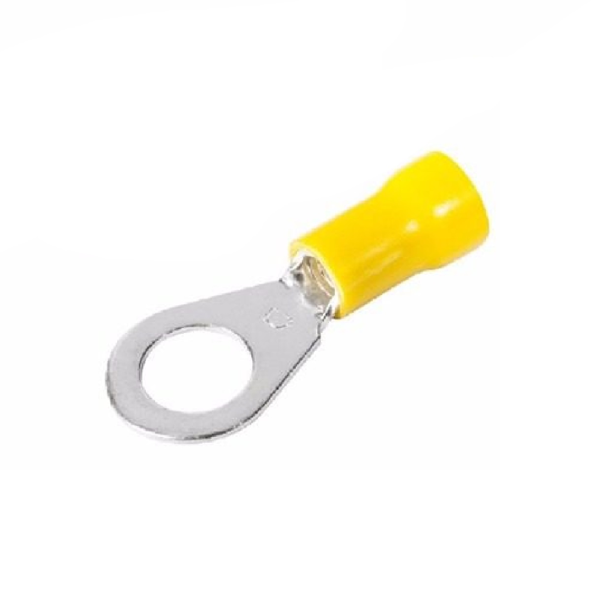 TERMINAL ISOLADO TIPO ANEL AMARELO 6,0MM