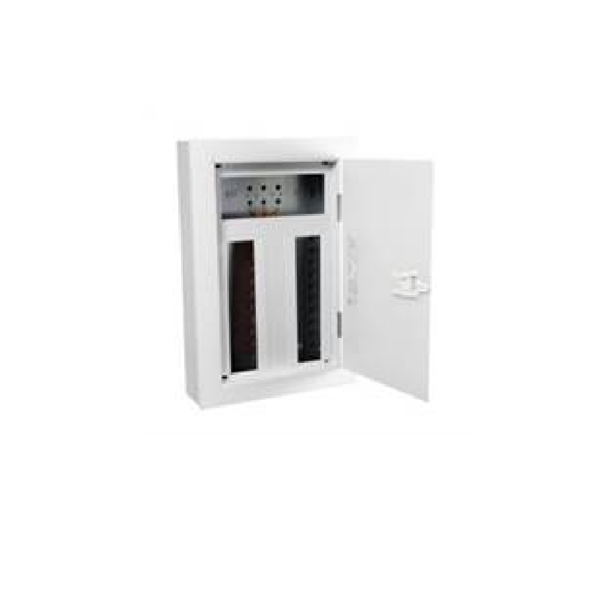 CAIXA CD SOBREPOR FERRO BRANCO 56 DIN C/ BARRAMENTO 225 TRIFASICO - CEMAR