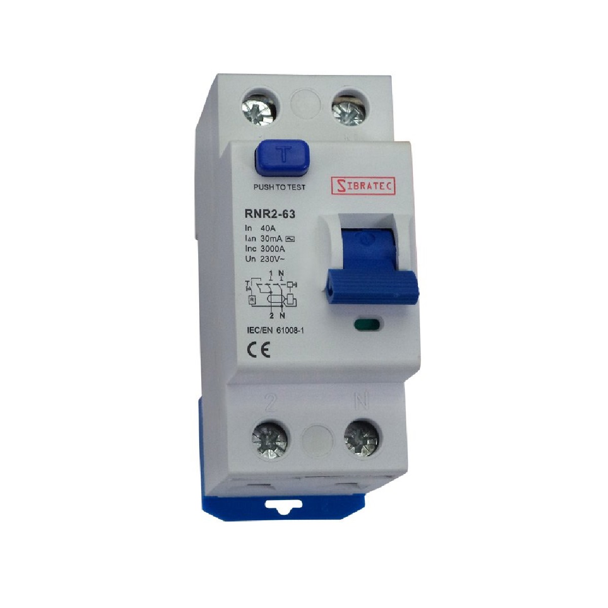 INTERRUPTOR DIFERENCIAL 2P  40A SENS. 30MA - SIBRATEC / JNG