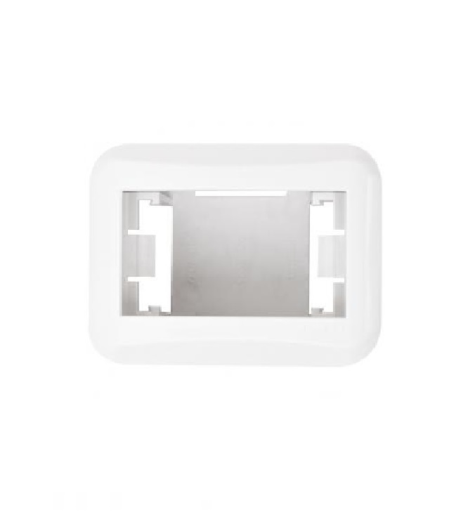 CAIXA LINHA EXTERNA PARA 1 MODULO SOBREPOR  BRANCA PEZZI 50000